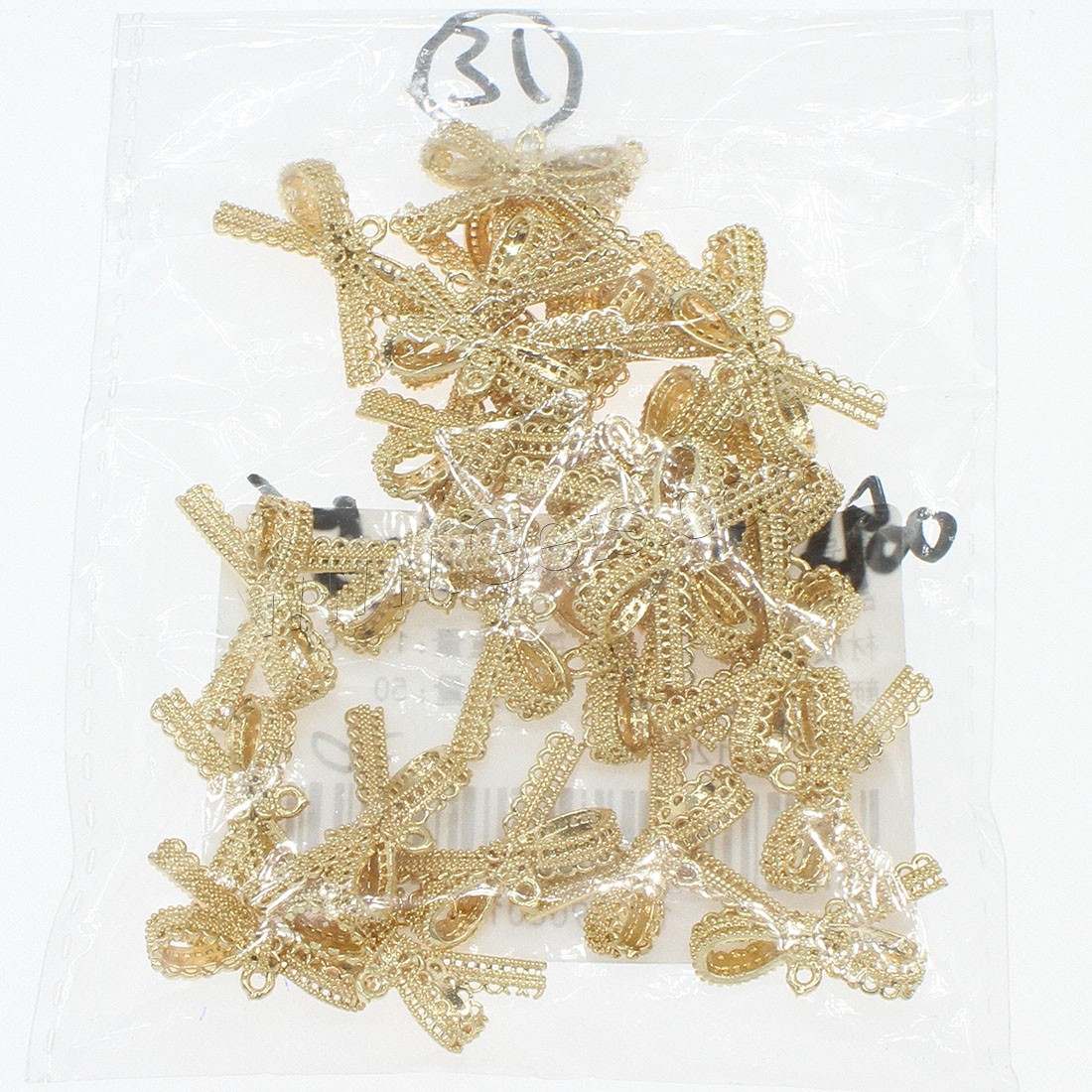 Brass Jewelry Pendants, Bowknot, plated, more colors for choice, 22x12mm, Hole:Approx 0.5mm, 50PCs/Bag, Sold By Bag