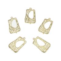 Brass Jewelry Pendants, plated, hollow Approx 1mm 