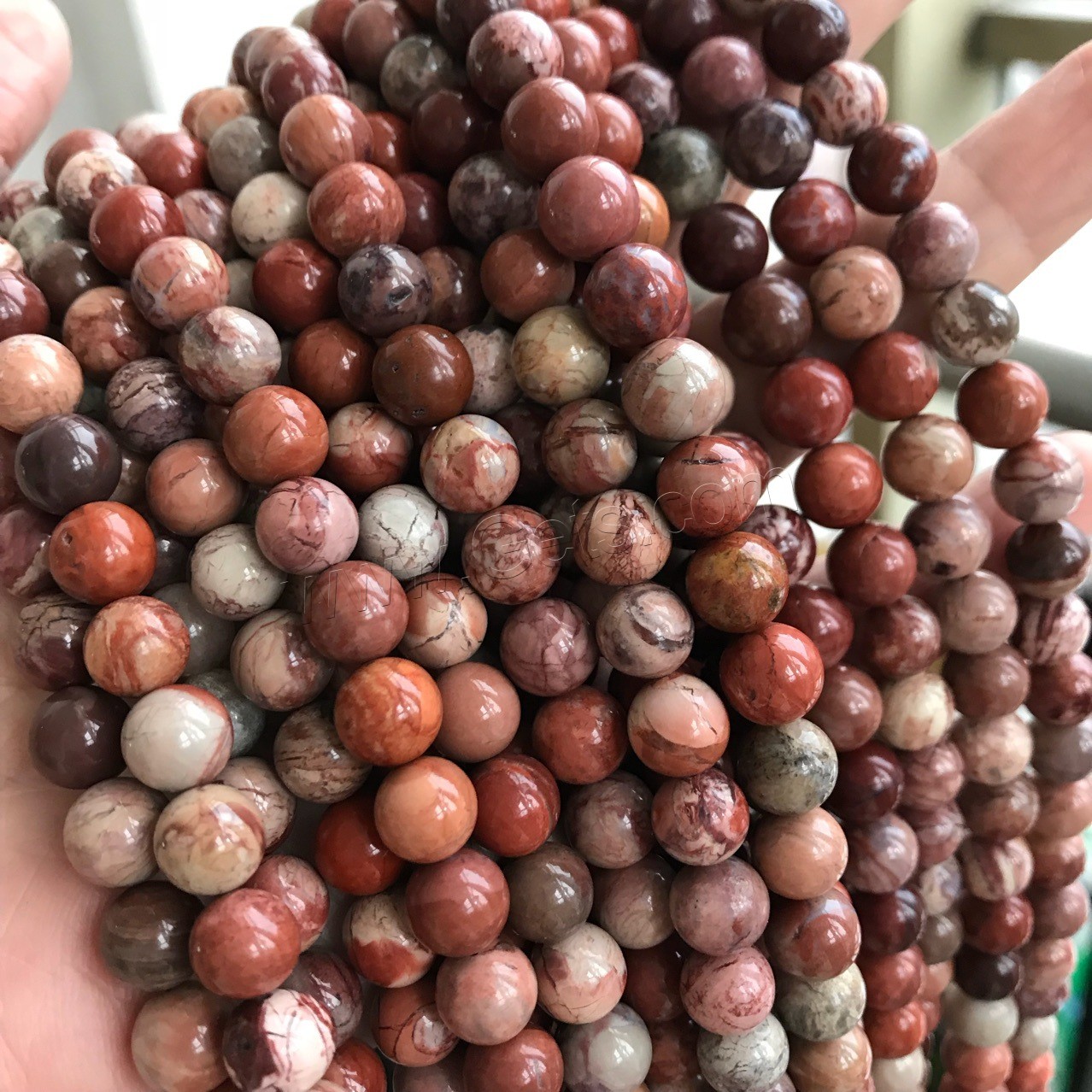 Natural Stone Beads, DIY & different size for choice, Length:Approx 15 Inch, Sold By Strand