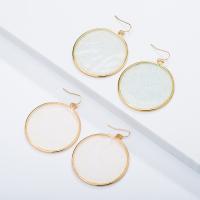 Enamel Zinc Alloy Drop Earring, Donut, for woman 