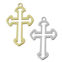 Stainless Steel Cross Pendants, plated Approx 1.5mm 