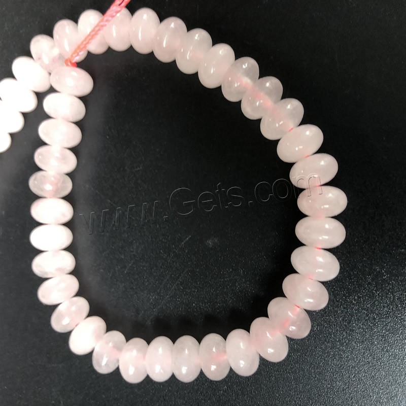 Natural Rose Quartz Beads, Ellipse, polished, DIY & different size for choice, pink, Length:Approx 15 Inch, Sold By Strand