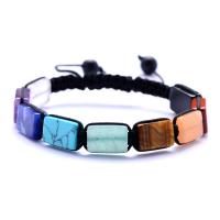 Gemstone Woven Ball Bracelets, plated, Unisex & adjustable .5 Inch 