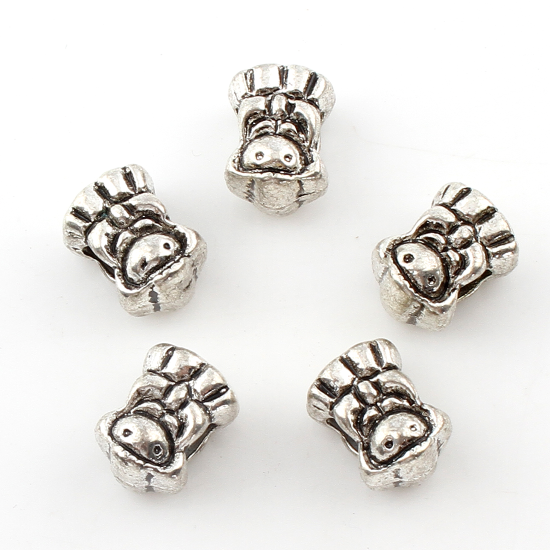 Zinc Alloy Jewelry Beads, plated, more colors for choice, 9x13x10mm, Hole:Approx 5mm, Approx 125PCs/Bag, Sold By Bag