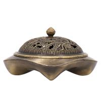 Zinc Alloy Incense Burner, for home and office & durable 