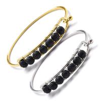 Fashion Zinc Alloy Bangle, with Lava, plated, Unisex .4 Inch 