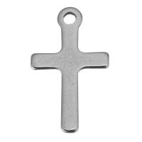 Stainless Steel Cross Pendants, original color Approx 1.5mm 