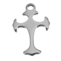 Stainless Steel Cross Pendants, original color Approx 1.5mm 