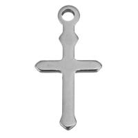 Stainless Steel Cross Pendants, original color Approx 1.5mm 