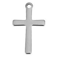 Stainless Steel Cross Pendants, original color Approx 1.5mm 