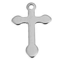 Stainless Steel Cross Pendants, original color Approx 1.5mm 