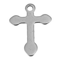 Stainless Steel Cross Pendants, original color Approx 1.5mm 