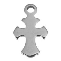 Stainless Steel Cross Pendants, original color Approx 2.5mm 