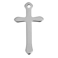 Stainless Steel Cross Pendants, original color Approx 1.5mm 