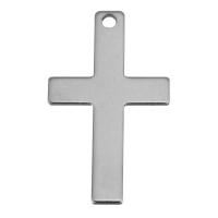 Stainless Steel Cross Pendants, original color Approx 2.5mm 