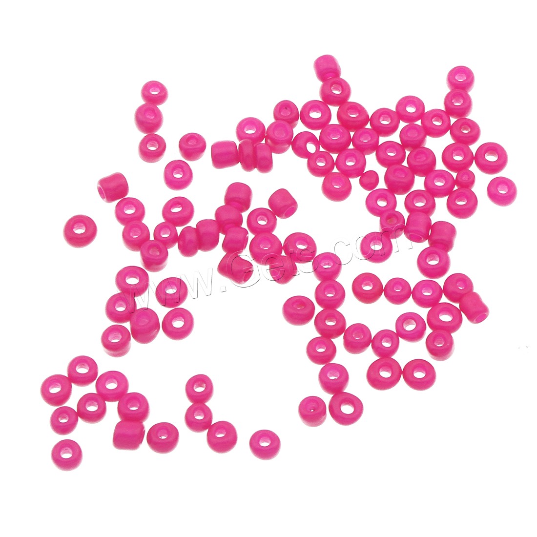 Glass Seed Beads Beads, with Glass Bottle, Round, different size for choice, more colors for choice, Hole:Approx 1mm, 10Barrels/Lot, Sold By Lot