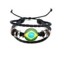 Pulsera de gemas de tiempo de moda, aleación de zinc, más colores para la opción, 22mm, Vendido por UD