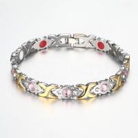 Zink Legierung Kristall Armbänder, Zinklegierung, mit Kristall, für Frau & mit Strass, 220mm, verkauft von PC