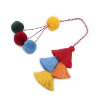 Cotton Thread Hanging Decoration, Tassel, handmade 54cmx4.5cm 