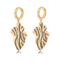 Enamel Zinc Alloy Drop Earring, plated, fashion jewelry & for woman 