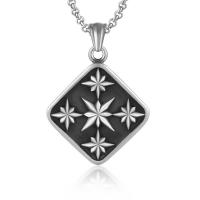 Pendentifs en titane, Acier titane, cadre, bijoux de mode & noircir, 40.7mmx34.6mm, Vendu par PC