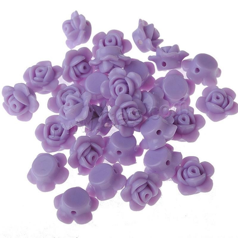 Acrylic Jewelry Beads, Flower, injection moulding, different size for choice, more colors for choice, Sold By Bag