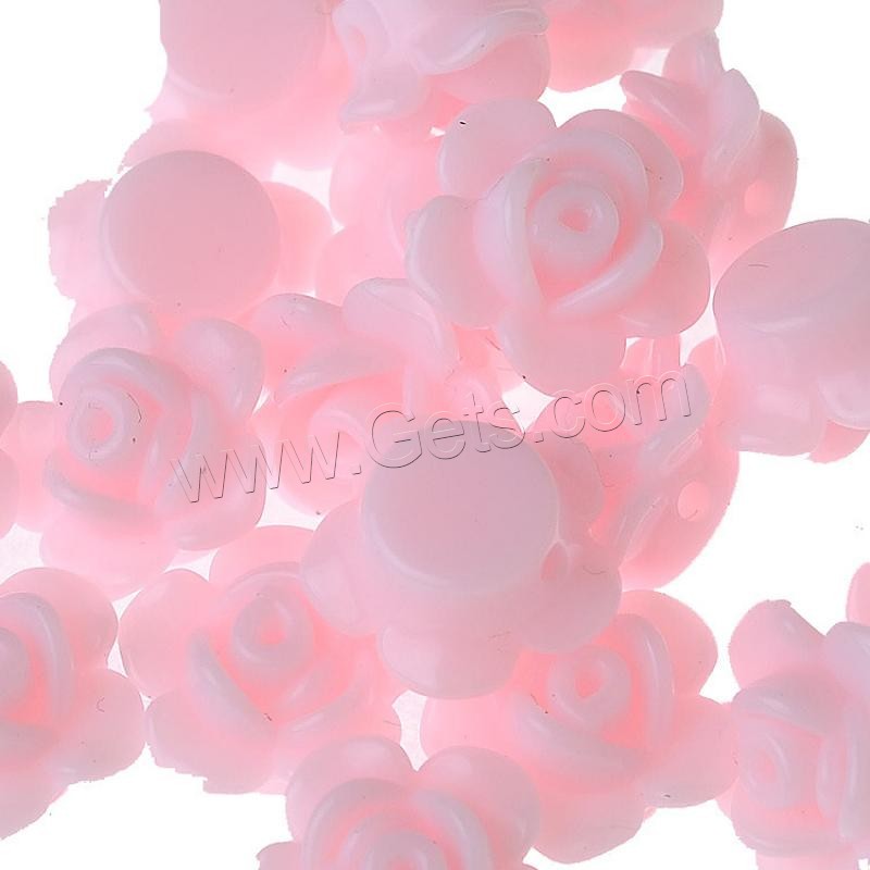 Acrylic Jewelry Beads, Flower, injection moulding, different size for choice, more colors for choice, Sold By Bag