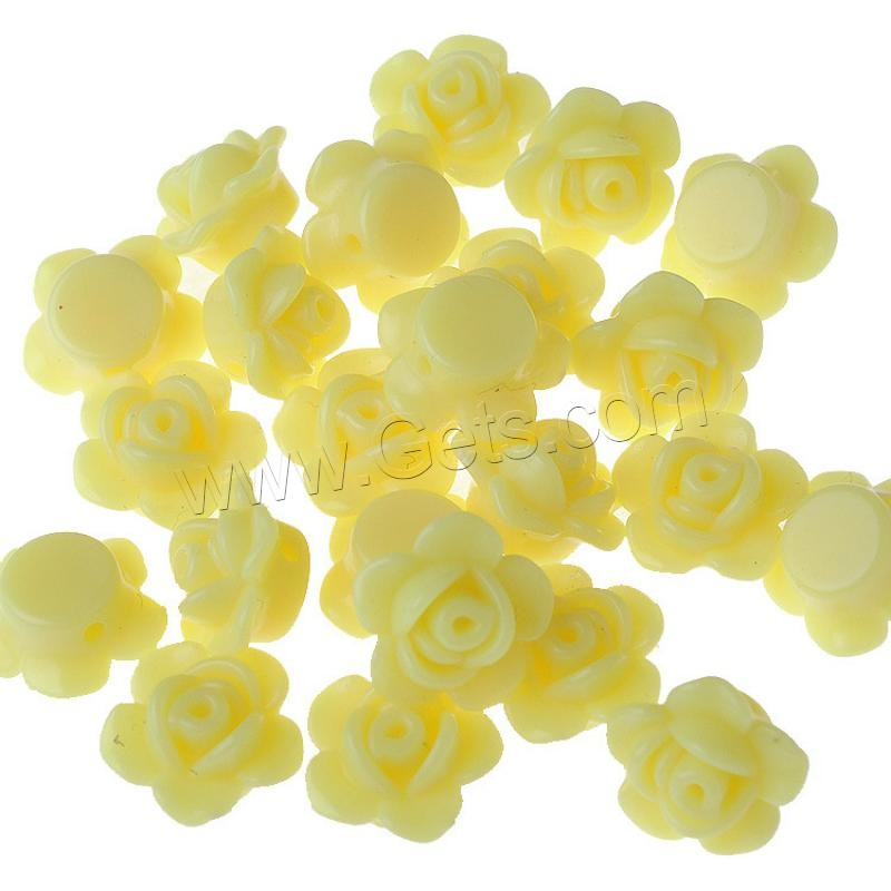 Acrylic Jewelry Beads, Flower, injection moulding, different size for choice, more colors for choice, Sold By Bag