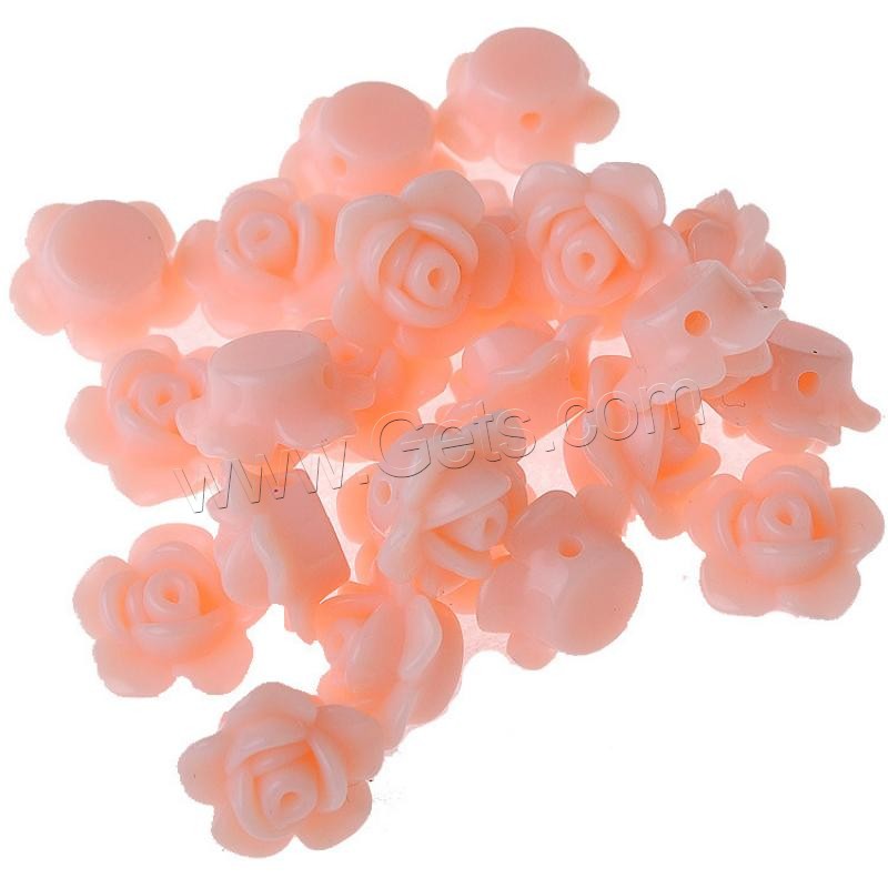 Acrylic Jewelry Beads, Flower, injection moulding, different size for choice, more colors for choice, Sold By Bag