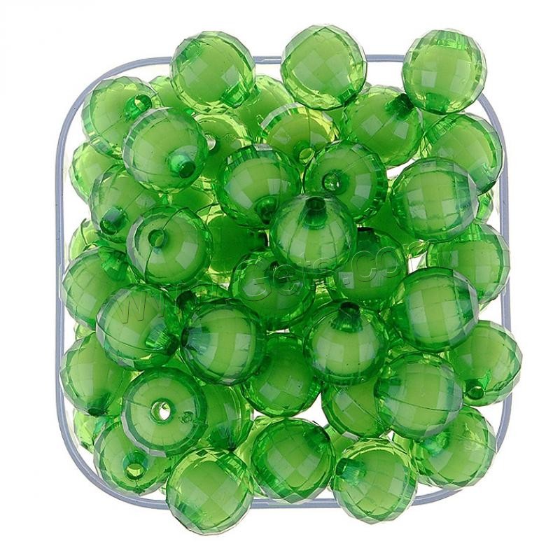 Bead in Bead Acrylic Beads, Round, injection moulding, different size for choice, more colors for choice, Hole:Approx 1mm, Sold By Bag