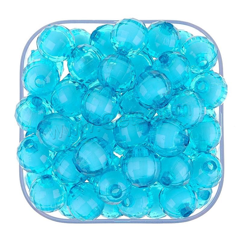 Bead in Bead Acrylic Beads, Round, injection moulding, different size for choice, more colors for choice, Hole:Approx 1mm, Sold By Bag