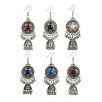 boucle d'oreille de goutte en Zinc Alloy et Émail  , alliage de zinc, laiton boucle d'oreille crochet, Placage, pour femme & émail, plus de couleurs à choisir, Vendu par paire