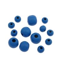 Dyed Wood Beads, fashion jewelry & DIY blue 