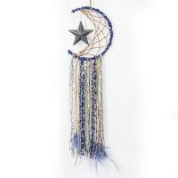 Fashion Dream Catcher, Iron, with Cotton Thread & Feather, handmade, multi-colored [