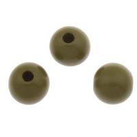 Dyed Wood Beads, Round 