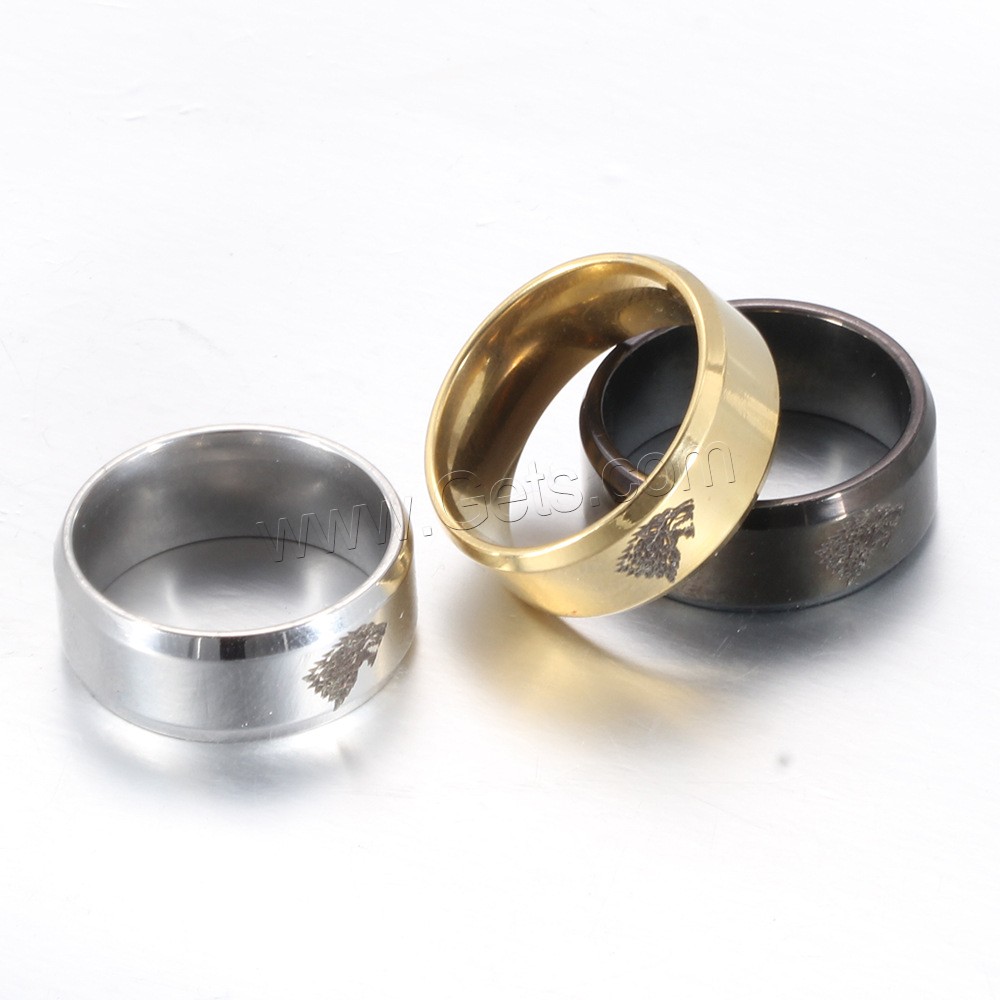 Titanium Steel Finger Ring, anoint, different size for choice & for man, more colors for choice, 2x8mm, 5PCs/Lot, Sold By Lot