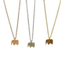 Pendentifs d'animaux en acier inoxydable , éléphant, Placage, bijoux de mode, plus de couleurs à choisir Vendu par PC