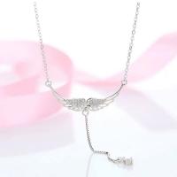 Cubic Zircon Micro Pave Brass Necklace, with Cubic Zirconia, plated, for woman 