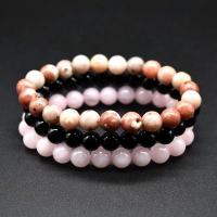 Naturstein Armband, Modeschmuck & unisex & verschiedene Stile für Wahl, 8mm, Länge:ca. 8.2 ZollInch, verkauft von Strang