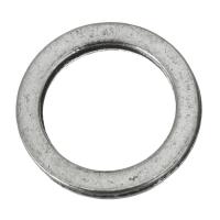 Anneau de assesoire en laiton, beignet, argent Environ 14mm, Vendu par PC