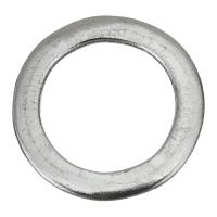 Anneau de assesoire en laiton, beignet, argent Environ 23mm, Vendu par PC