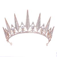 Bridal Tiaras, Zinc Alloy, plated, fashion jewelry & for bridal & with rhinestone 