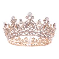 Bridal Tiaras, Zinc Alloy, plated, fashion jewelry & for woman & with rhinestone 