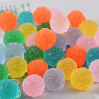 Mobile Phone DIY Decoration, Resin, Round, epoxy gel 15mm 