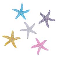 Mobile Phone DIY Decoration, Resin, Starfish, epoxy gel 40mm 