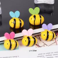 Mobile Phone DIY Decoration, Resin, Bee, stoving varnish 