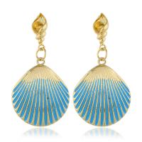 boucle d'oreille de goutte en Zinc Alloy et Émail  , alliage de zinc, Placage, bijoux de mode & pour femme & émail, plus de couleurs à choisir, Vendu par paire