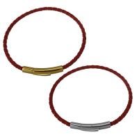 Nylonschnur Armbänder, Edelstahl Bajonettverschluss, plattiert, Modeschmuck & unisex, keine, 30x6.5mm,3mm, Länge:ca. 7.5 ZollInch, verkauft von Strang