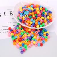 ファッションプラスチックビーズ, ポリスチレン, メッキ, ファッションジュエリー & DIY, ミックスカラー, 6mm, 500G/バッグ, 売り手 バッグ