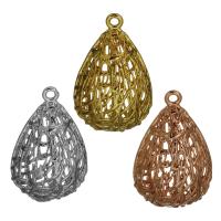 Hollow Brass Pendants, plated Approx 1.5mm 